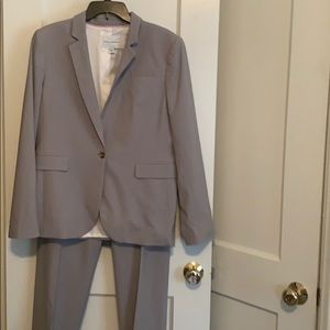 Banana Republic light gray suit